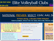 Tablet Screenshot of elitevbcs.com
